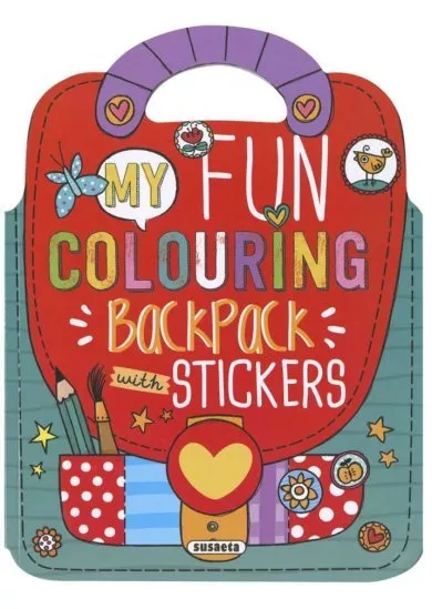 My fun colouring backpack - Girls