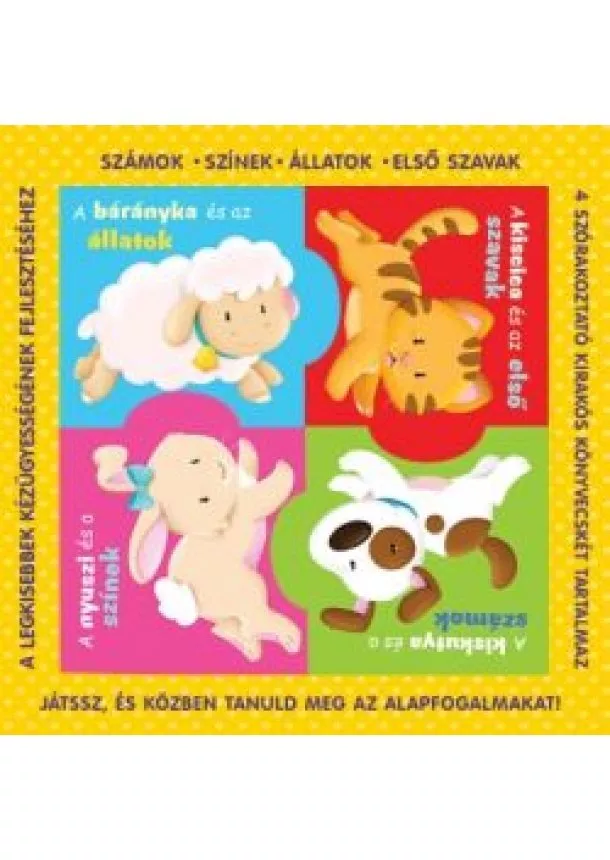 Puzzle-Könyv - Puzzle-könyvek: Állatok /Számok, színek, első szavak, állatok