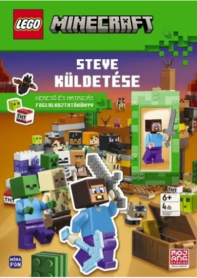 Lego Minecraft: Steve küldetése - Kereső és matricás foglalkoztatókönyv