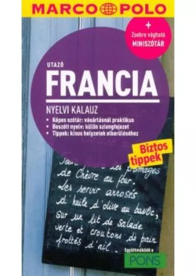 Utazó francia nyelvi kalauz /Marco Polo