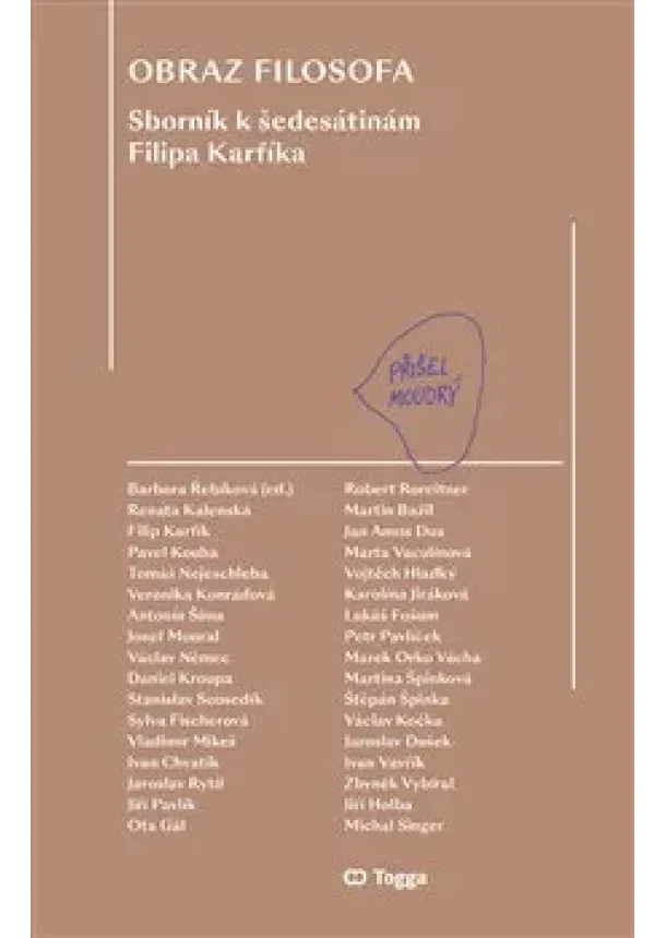 Barbora Řebíková - Obraz filosofa - Sborník k šedesátinám Filipa Karfíka