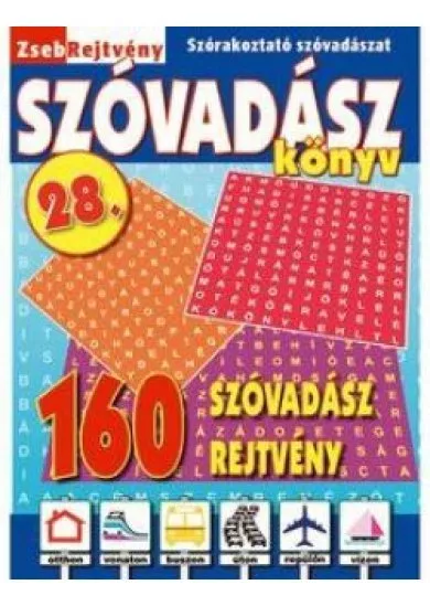 Zsebrejtvény Szóvadász könyv 28.