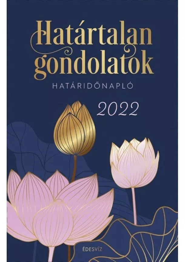 Napló - Határtalan gondolatok Határidőnapló 2022