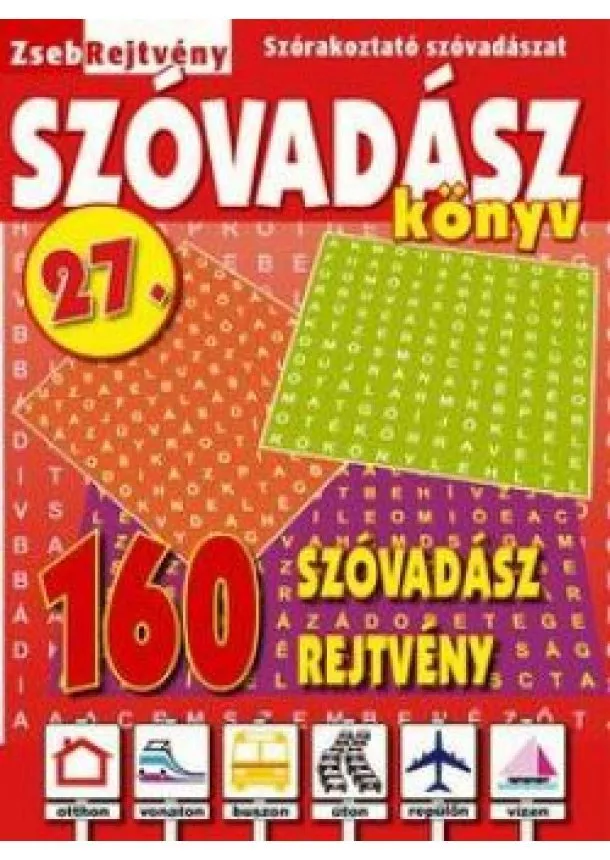 Zsebrejtvény Szóvadász könyv 27.
