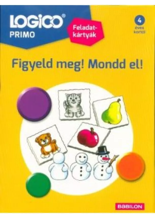 Logico - Logico Primo: Figyeld meg! Mondd el! /Feladatkártyák