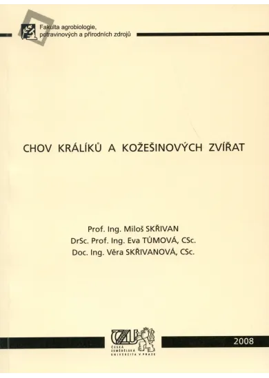 Chov králíků a kožešinových zvířat