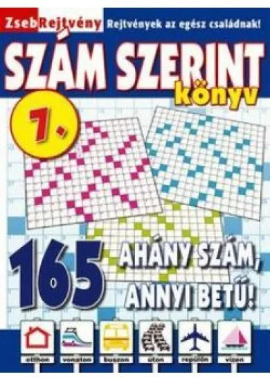 Zsebrejtvény Szám szerint könyv 7.