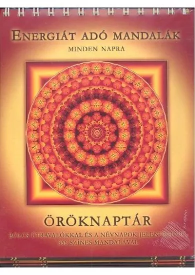 Energiát adó mandalák - Minden napra - Öröknaptár 1.  - 366 színes mandalával