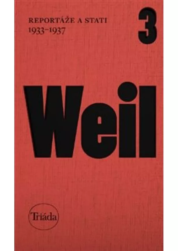 Jiří Weil, Michael Špirit - Reportáže a stati 1933-1937