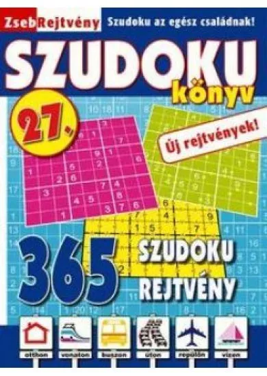 Zsebrejtvény Szudoku könyv 27. 