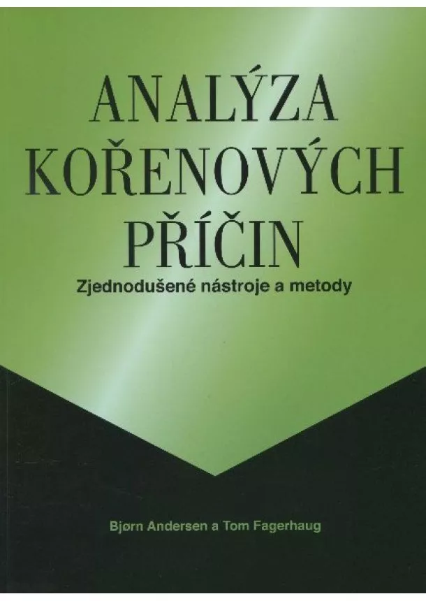Bjorn Andersen, Tom Fagerhaug - Analýza kořenových příčin - zjednodušené nástroje a metody