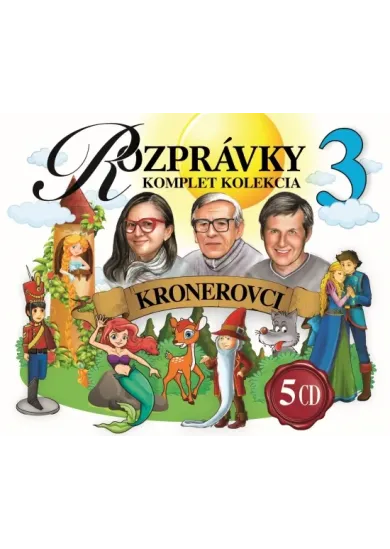 Rozprávky:   Kronerovci - Komplet kolekcia 3 (5CD) - 5CD