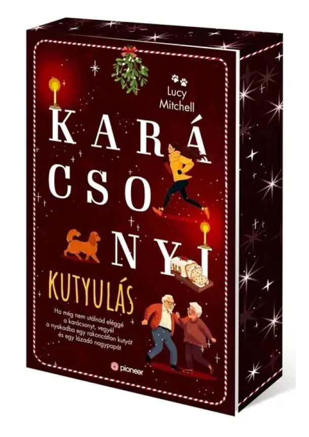 Lucy Mitchell - Karácsonyi kutyulás (éldekorált)