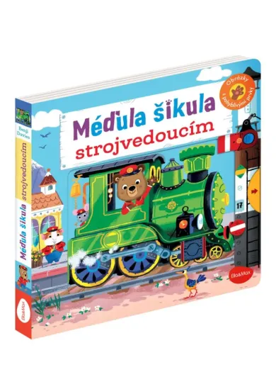 Méďula Šikula strojvedoucím - Obrázky s pohyblivými prvky