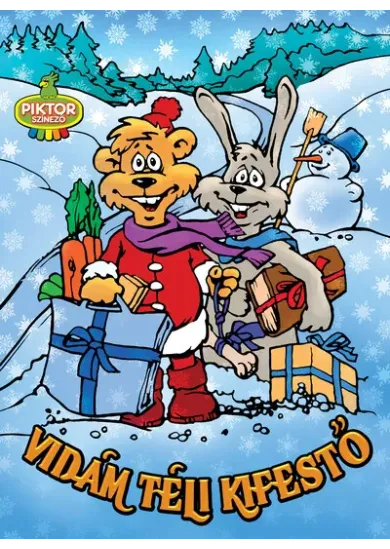 Vidám téli kifestő - PIKTOR Színező §K