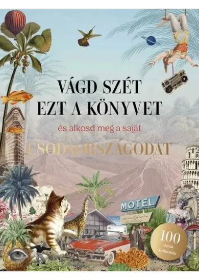 Vágd szét ezt a könyvet, és alkosd meg a saját Csodaországodat - Kollázskönyv