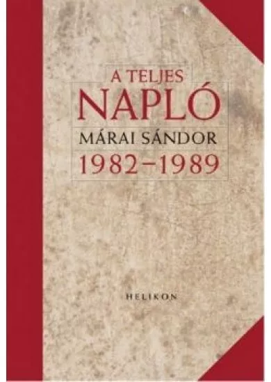 A teljes napló 1982-1989.