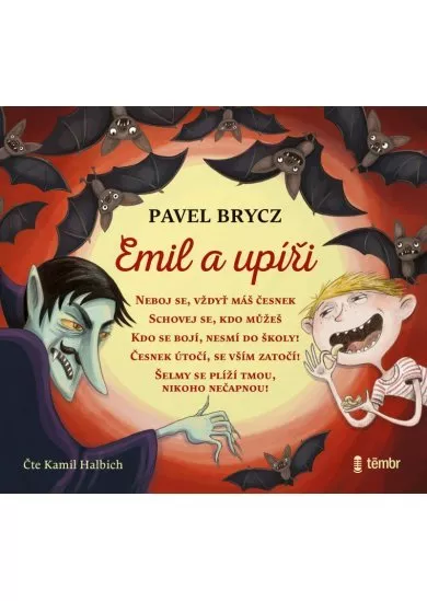 Pavel Brycz:  Emil A upíři 1-5 (čte: Kamil Halbich) - MP3-CD - MP3-CD