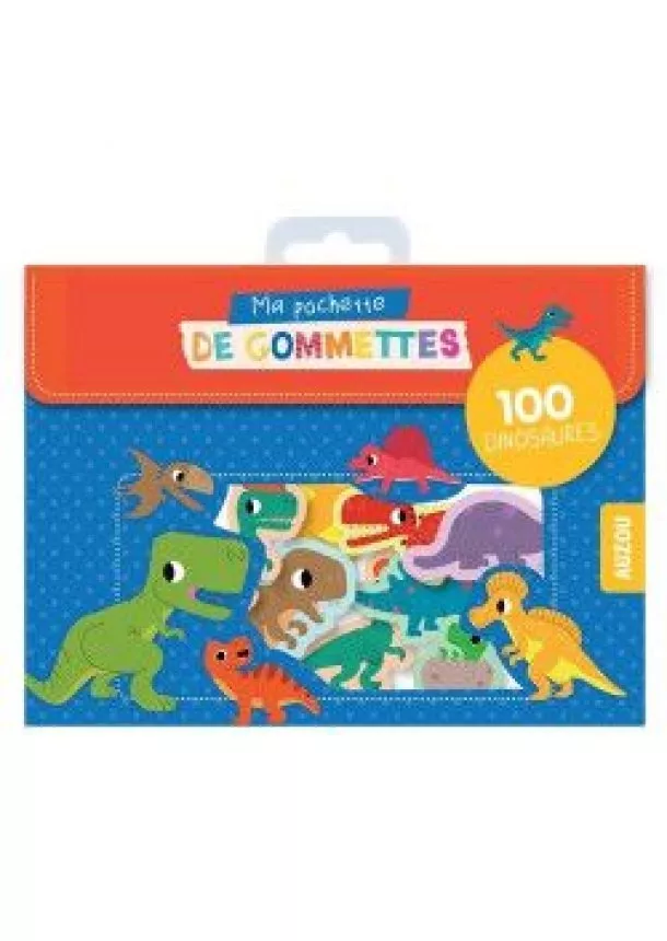 100 samolepek - dinosaures/dinosauři