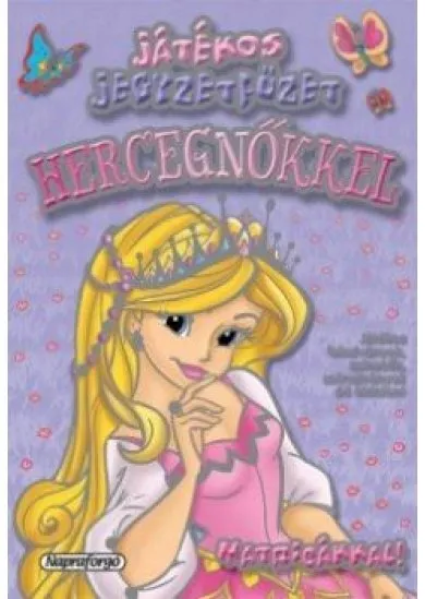 Játékos jegyzetfüzet - Hercegnők