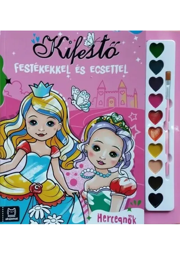 Agata Kaczynska - Kifestő festékekkel és ecsettel - Hercegnők