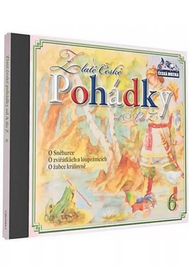 autor neuvedený - Zlaté České pohádky  6. - 1 CD