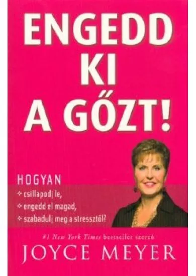 Engedd ki a gőzt! /Hogyan csillapodj le, engedd el magad, szabadulj meg a stressztől?