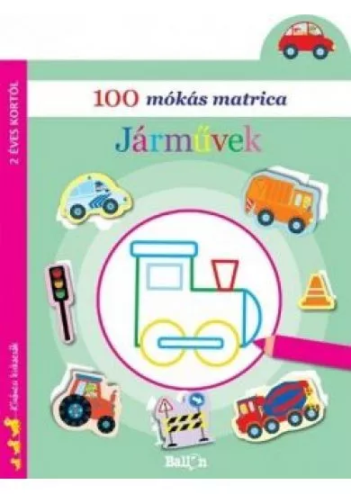 100 mókás matrica - Járművek