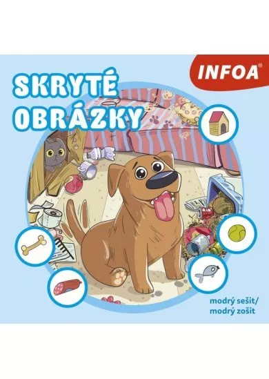 Skryté obrázky - modrý zošit