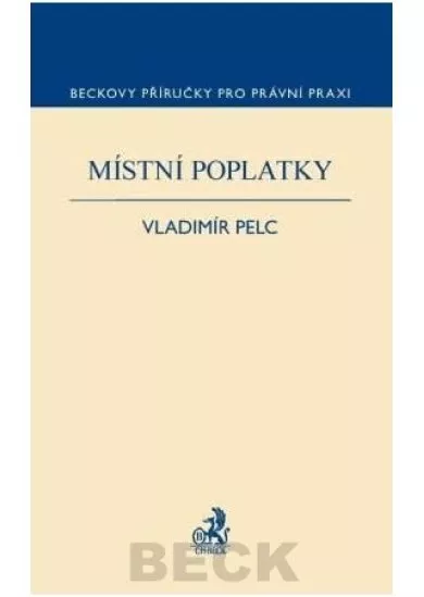 Místní poplatky - 1. vydání