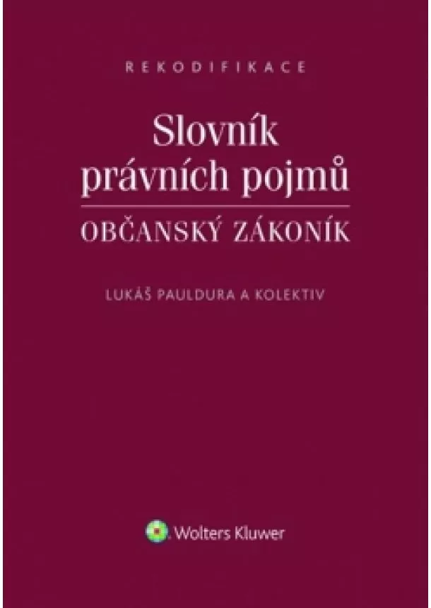Lukáš Pauldura - Slovník právních pojmů: Občanský zákoník
