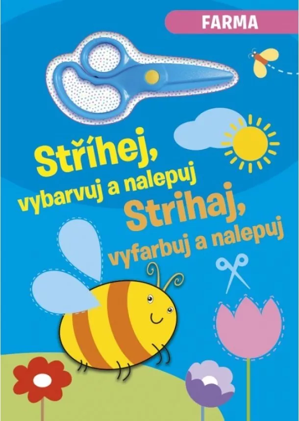 kol. - Strihaj, vyfarbuj a nalepuj - Farma