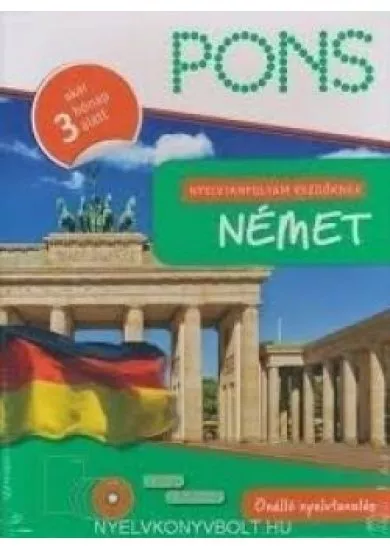 PONS NÉMET NYELVTANFOLYAM KEZDŐKNEK - ÖNÁLLÓ NYELVTANULÁS