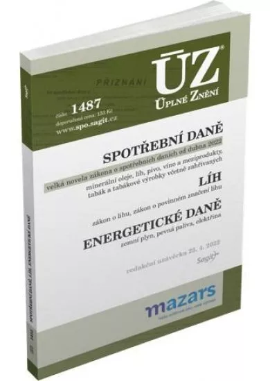 ÚZ 1487 Spotřební daně