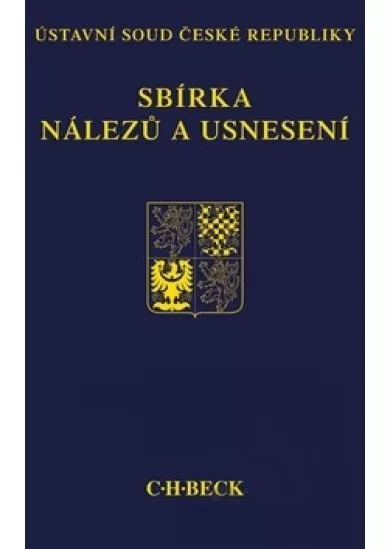 Sbírka nálezů a usnesení ÚS ČR, svazek 44