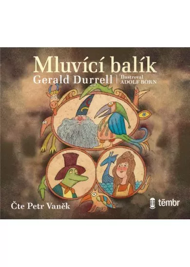 Gerald Durrell:  Mluvící balík (čte Petr Vaněk) - MP3-CD - MP3-CD