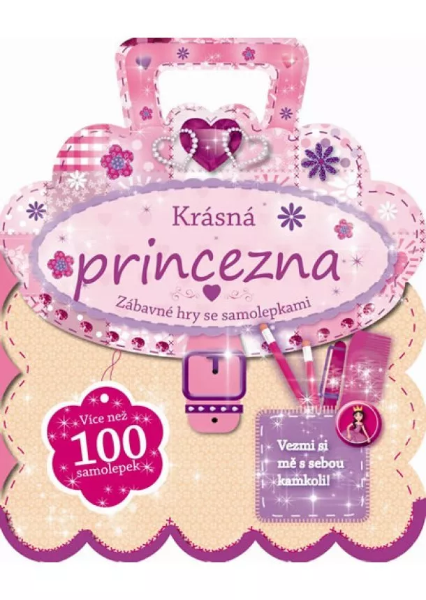 autor neuvedený - Krásná princezna - Zábavné hry se samolepkami