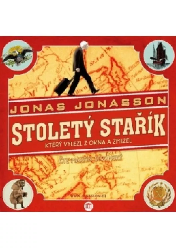 Jonas Jonasson - Stoletý stařík, který vylezl z okna a zmizel (audiokniha)