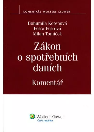 Zákon o spotřebních daních - Komentář