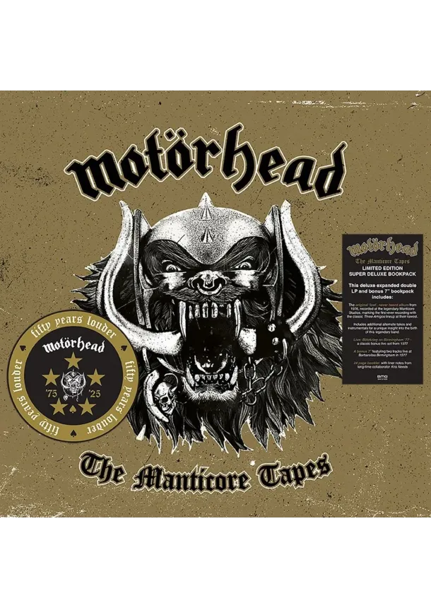 Motorhead, Bertelsmann Music Gr - Motorhead:  The Manticore Tapes / 2LP Colour  & 1 7