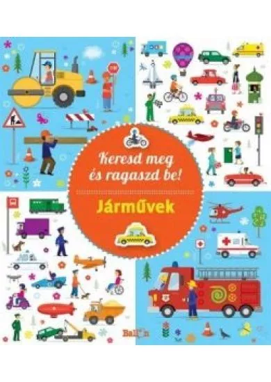 Keresd meg és ragaszd be! - Járművek