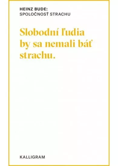 Spoločnosť strachu