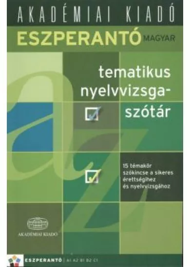 Eszperantó-magyar tematikus vizsgaszótár