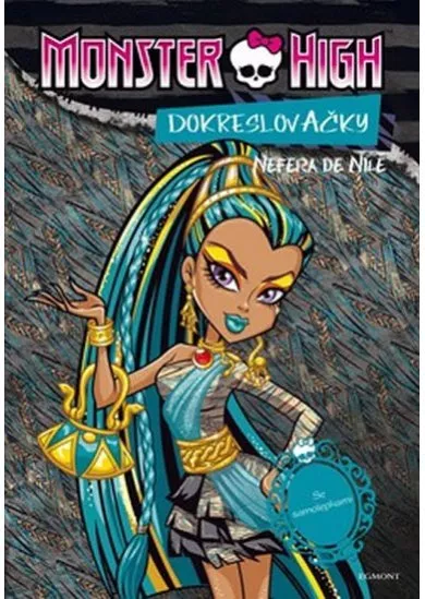 Monster High - Nefera de Nile + Operetta - Dokreslovačky se samolepkami