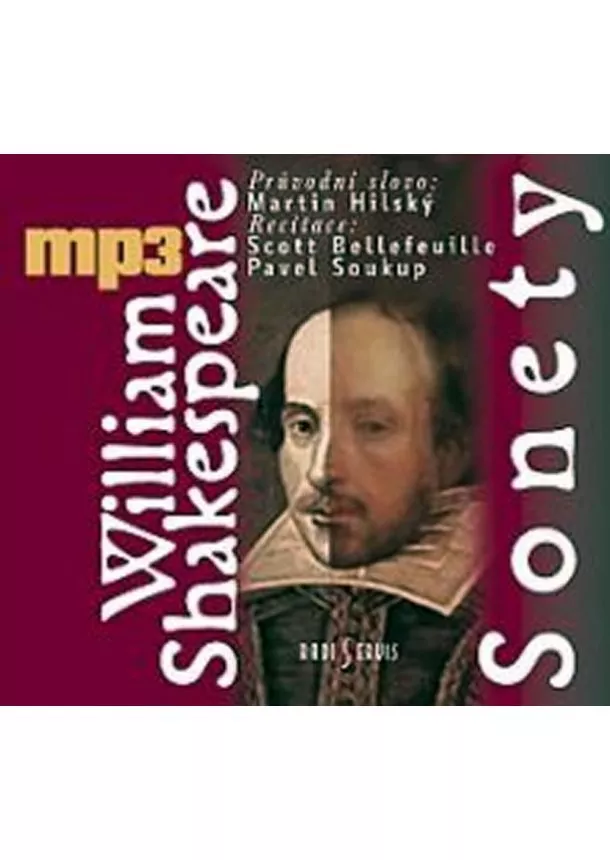Český rozhlas/Radioservis - HILSKÝ MARTIN, BELLEFEUILLE SC  SHAKESPEARE: SONETY (MP3-CD)