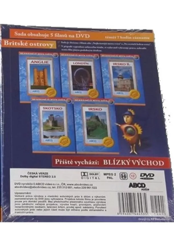 autor neuvedený - Britské ostrovy - 5 DVD
