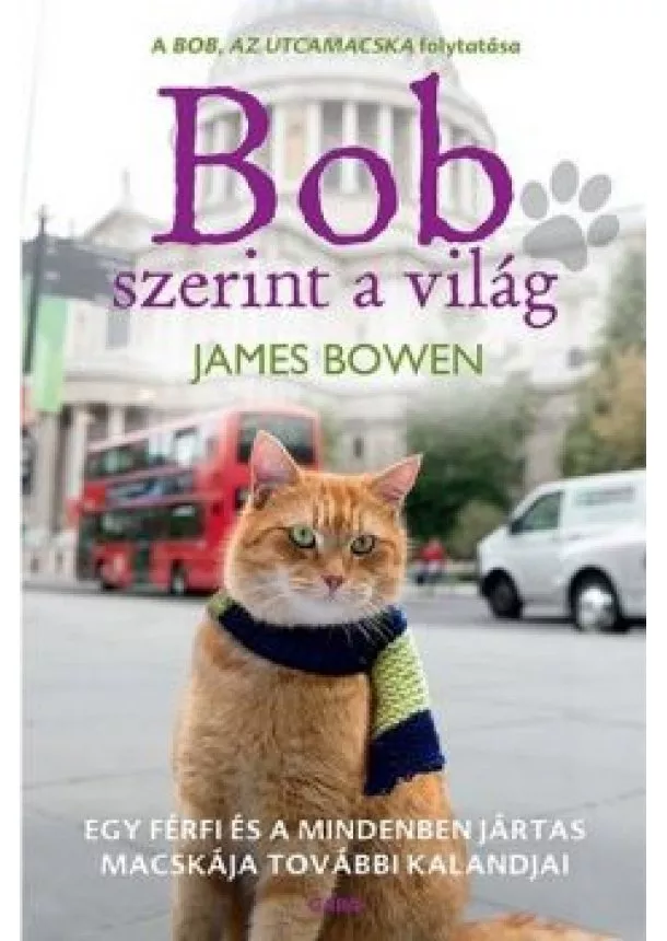 James Bowen - Bob szerint a világ - Egy férfi és mindenben jártas macskája további kalandjai