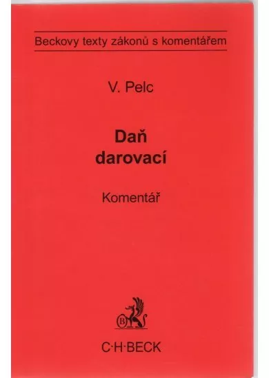 Daň darovací. Komentář