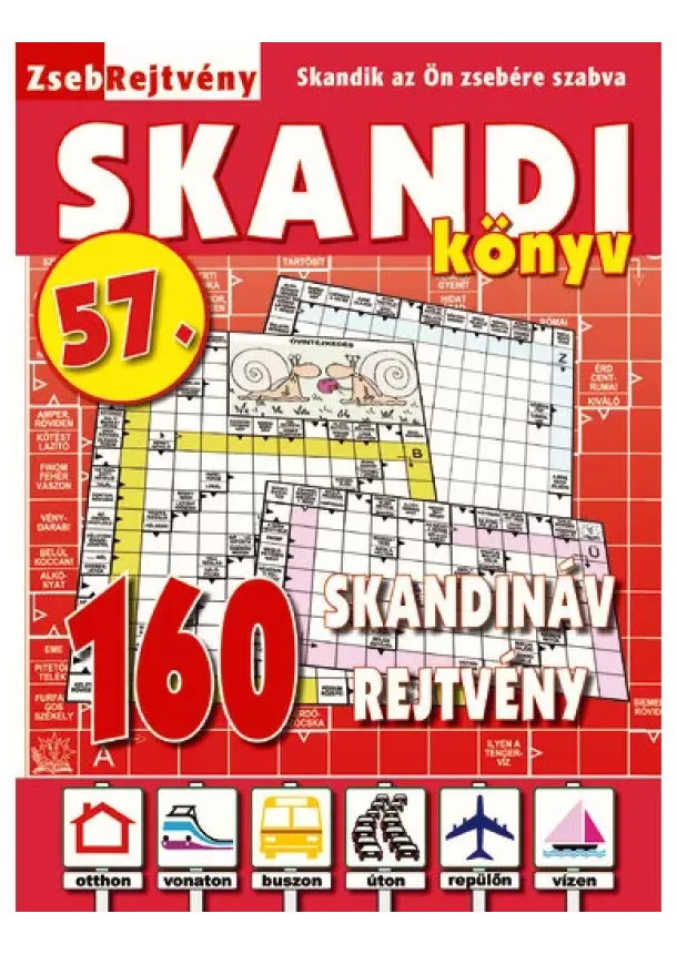  kol. - ZSEBREJTVÉNY SKANDI KÖNYV 57.