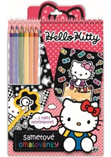 Hello Kitty - Sametové omalovánky